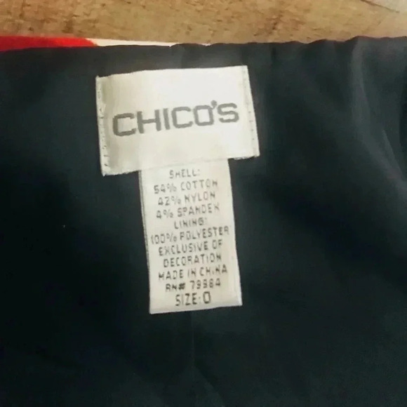 NWOT Chico’s floral blazer - Picture 7 of 7